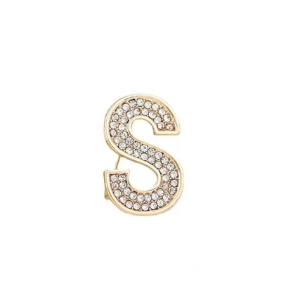 Image de broche initiale, lettre pour femme A Z 26 lettres de conception personnalisée broches mode collier (S)