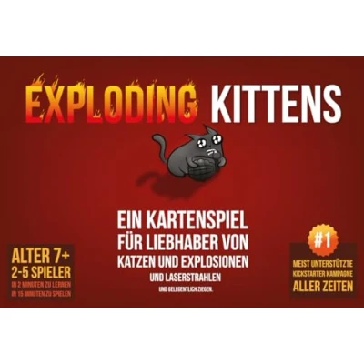 Image de Asmodee ASMD0007 Exploding Kittens Version Allemande