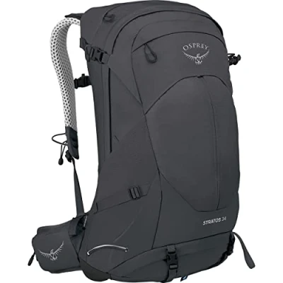 Image de Osprey Stratos Sac de randonnée, Homme, Taille: One Size, Tunnel vision grey