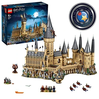 Image de LEGO 71043 Harry Potter Le château de Poudlard, Jouet, avec Saule Cogneur, la Chambre des Secrets, et Cabane Hagrid, Inclut 27 Figurines, Dès 16 Ans