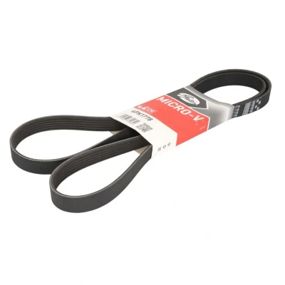 Image de GATES 6PK1778 Courroie Poly V 1778 6 Polyester, EPDM (éthylène propylène diène caoutchouc) RoadMax Value Line MERCEDES BENZ: Classe C Berline