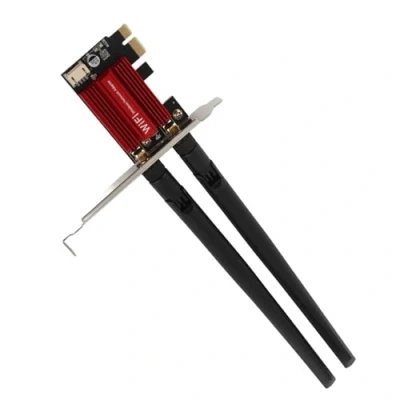 Image de gernie Carte WiFi 7260AC Pro PCIE, Réseau sans Fil Double Bande 1200 Mbps 2,4 GHz 5 GHz, Plug and Play, Bluetooth 4.0 pour Windows 7 8 10 11