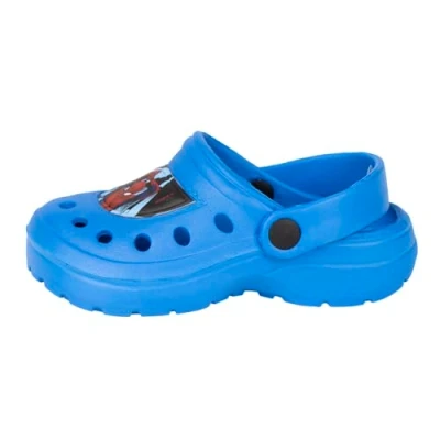 Image de Sabots pour Enfants Spiderman Couleur Bleue Taille 30/31 Fabriqués 100% en EVA Imprimé Produit Original conçu Espagne, Bleu foncé, EU