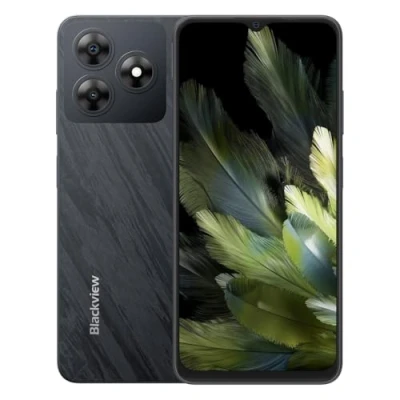 Image de Blackview Wave 8 4G Android 14 Smartphone Débloqué, 12Go+256Go(SD Externe 2To), 6,56&#039;&#039; HD+(Mode Confort pour Les Yeux), 13MP+8MP, Téléphone Portable Dual SIM, Haut Parleur Smart K Box, GPS Noir