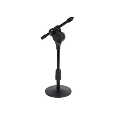 Image de Support de micro pour table Noir Hauteur: 14 19cm Poids: 0.22kg