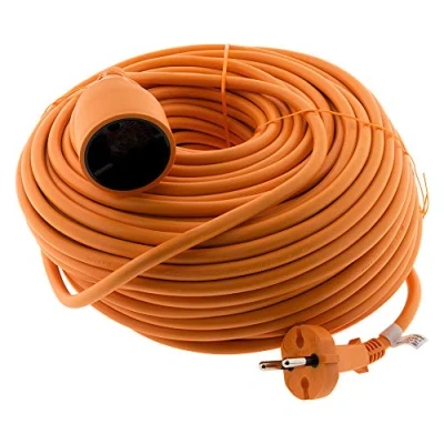 Image de Prolongateur 16A HO5VV F 2X 1,5 2P sans Terre Orange 40m Zenitech