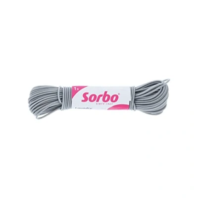 Image de Sorbo Corde à Linge en Acier Multicolore 24,6 x 5,1 cm