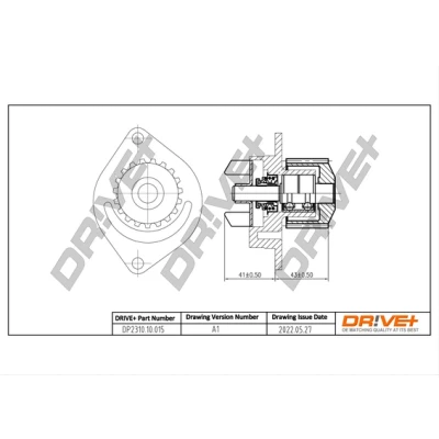 Image de Pompe à eau, refroidissement du moteur Dr!ve+ DP2310.10.015