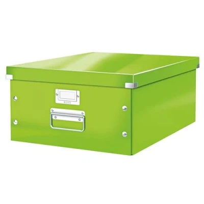 Image de Leitz Boîte de Rangement A3, Click &amp; Store, Grande Taille, Vert, 60450054