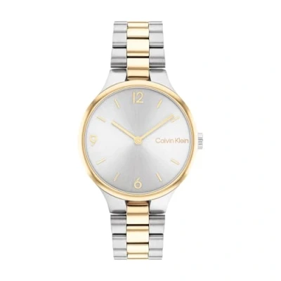 Image de Calvin Klein Montre Analogique à Quartz pour femme avec Bracelet en Acier Inoxydable deux coloris 25200132