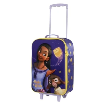 Image de Karactermania WISH STAR SOFT 3D Valise à roulettes pour enfants, Taille: One Size, Lila