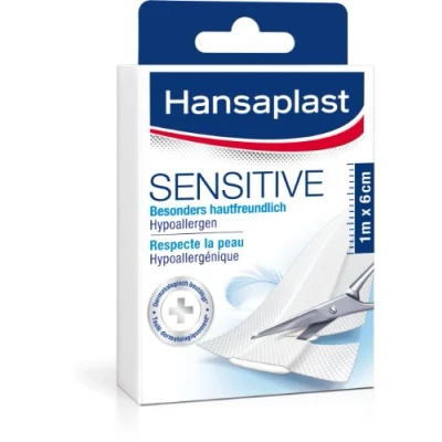 Image de Hansaplast Pansement Sensitive 1 m X 6 cm