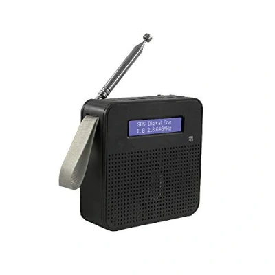 Image de Xtreme videogames Radio numérique Dab Dab+/FM WiFi BT Antenne télescopique Portable 33197, Noir