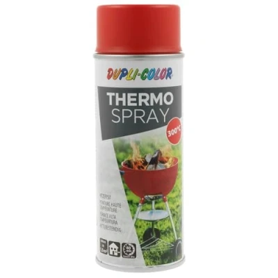Image de Duplicolor 467554 Emaille Peinture à Effet Martelé Résistant la Chaleur 300 Celsius, Rouge, 400 ml