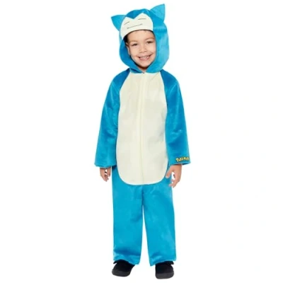 Image de Amscan 9918667 Combinaison à Capuche Unisexe Sous Licence Officielle Pokémon Ronflex Pour Enfants Déguisement Âge : 4 6 Ans