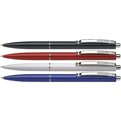 Image de Schneider Stylo à bille rétractable K 15 (recharge indélébile largeur de trait M, couleur d&#039;écriture: bleu) 4 plaquettes alvéolées, assorties