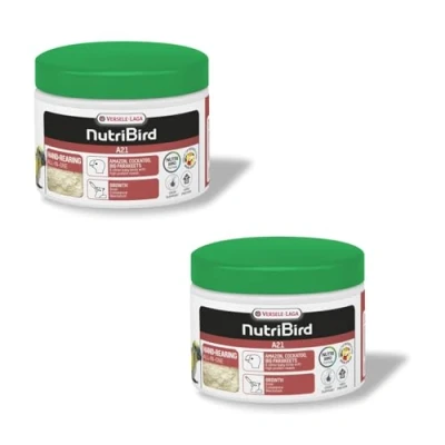 Image de Versele Laga NutriBird A21 Pack Double 2 x 250 g Nourriture pour l&#039;élevage à la Main des Oiseaux Soutenir Un développement Optimal Jeunes en Bonne santé
