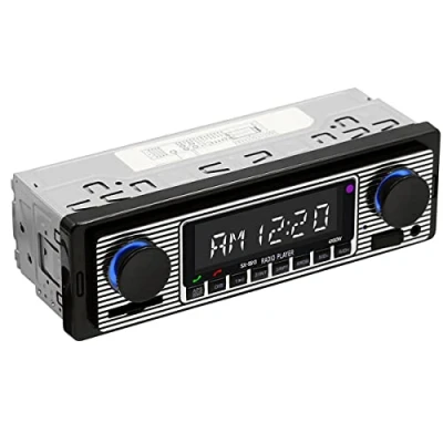 Image de Yolispa Autoradio Stéréo de Voiture Bluetooth, Poste Radio Bluetooth avec Port USB/SD/AUX, 4 x 60 W, Lecteur MP3 Numérique, Appels Mains Libres Télécommande