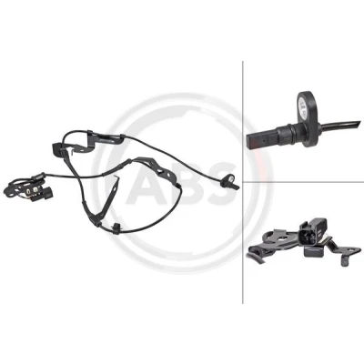 Image de A.B.S. 31963 Capteur ABS actif 1100 noir FORD: Ranger Mk3
