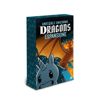 Image de Asmodee, Unstable Unicorns : Dragons, Expansion Jeu de Table, Edition en Italien