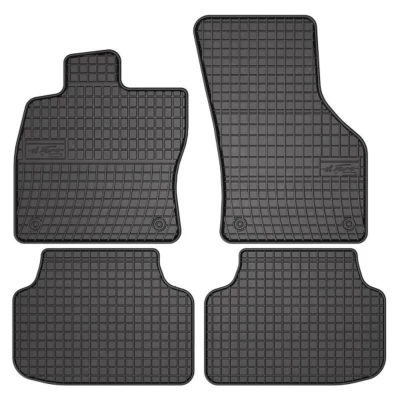 Image de FROGUM 0365 Ensemble de tapis sol Caoutchouc avant et arrière 4 noir Sur mesure SKODA: Octavia 3 Combi, Schrägheck