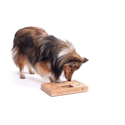 Image de My Intelligent Pets Pet&#039; Sudoku Small Advanced Classic Jouet interactif en Bois pour Chien et Chat Jouets Petit