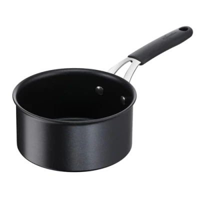 Image de Lagostina Tempra, Casserole Profonde à Manche Longue 16cm, Revêtement Antiadhésif en Titane Anti rayures et Fond Acier Inox, Riveté, pour Toutes les Sources de Chaleur Compris l&#039;Induction