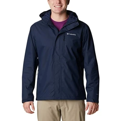 Image de Columbia HIKEBOUND Jacket Veste Hardshell, Homme, Taille: Small, Collegiate navy