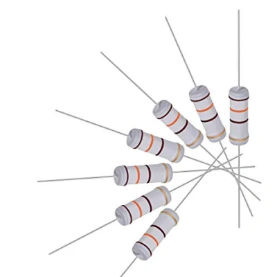 Image de 20Pcs 130 Ohm Resistor, 3W 5% Tolerance Metal Oxide Resistors, Axial Lead, Flame Proof for DIY Electronic Projects and Experiments