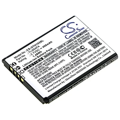Image de TECHTEK Batteries Compatible avec [Alcatel] OneTouch 1013X, 1035D, 1046D, OT 1046D remplace TLi004FA FBA
