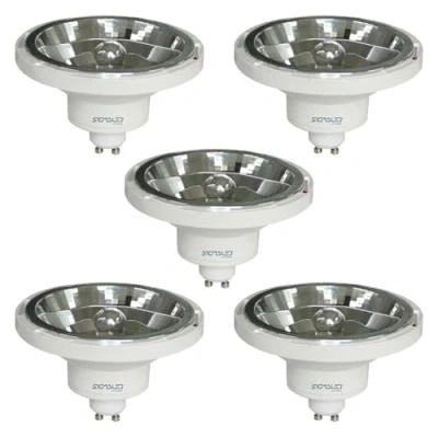 Image de Sigmaled lighting Spot LED AR111 GU10 14W (équivalent halogène 110W) 220V/240V AC Blanc Chaud 3000K 1000 lumen Ampoule Lot de 5