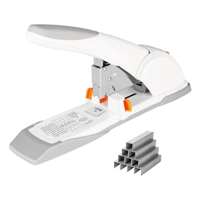 Image de Amazon Basics Agrafeuse ultrarésistante, 130 feuilles, Argenté