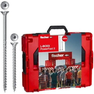 Image de Fischer Power Fast II L Boxx 102 Screw Set