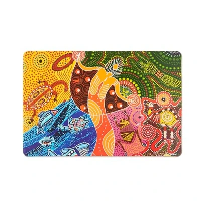 Image de Excelsa Aboriginal Lot de 6 sets table rectangulaires, 43,5 x 29 cm, plastique PP