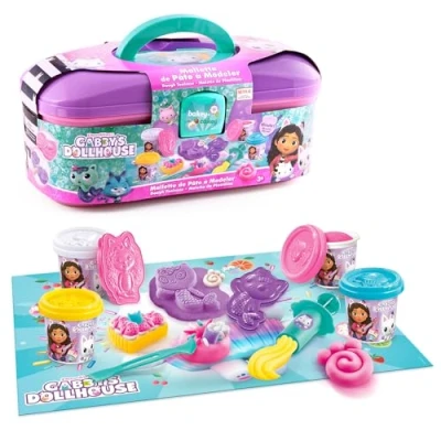 Image de Canal Toys Gabby ET LA Maison Magique Mallette de pâte à Modeler GAB 003, Rose, Petit