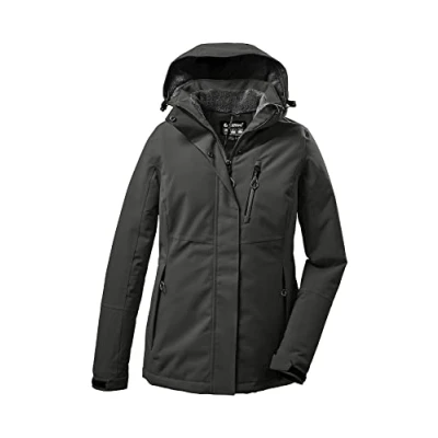 Image de Killtec womens Veste fonctionnelle avec capuche zippée KOW 140 WMN JCKT, olive foncé, 42, 37411 000