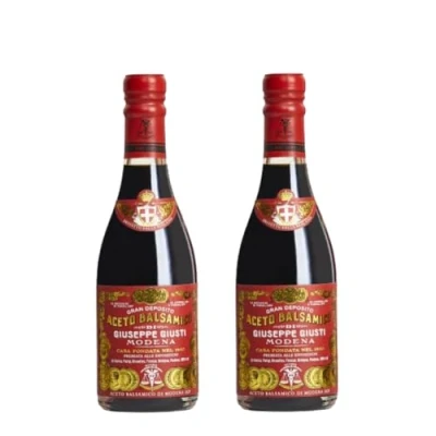 Image de Giusti Vinaigre Balsamique de Modène IGP 3 Médailles d&#039;Or 2 x 250ml Champagnotta