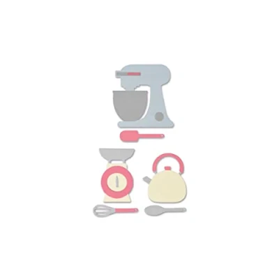 Image de Sizzix Set de Cuisine Matrice, Multicolore, Taille unique