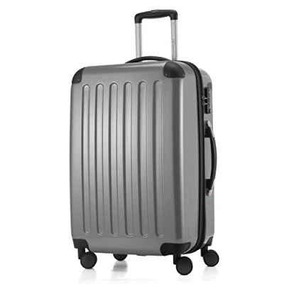 Image de HAUPTSTADTKOFFER Alex Bagage Rigide Valise Moyenne, Trolley avec 4 Roues multidirectionnelles, TSA 65 cm, 74 litres, Argent