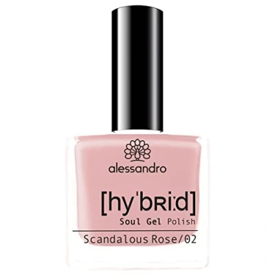 Image de alessandro Vernis hybride Rococo Garden Scandalous Rose en seulement 3 étapes Ongles parfaits sans LED Tenue jusqu&#039;à 10 jours 8 ml