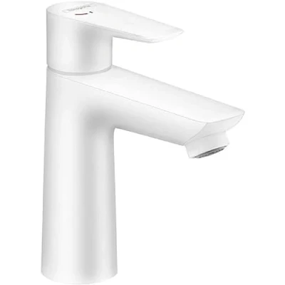 Image de hansgrohe Talis E Mitigeur de lavabo 110 CoolStart sans tirette ni vidage, blanc mat, 71714700