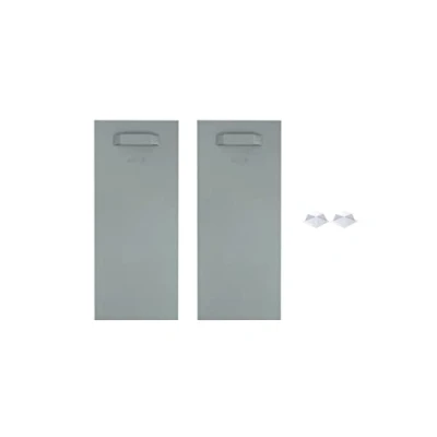 Image de Kit de fixation autocollant pour miroir Dibond (2 supports Tampon en silicone, 300 x 100 mm)