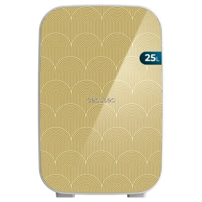 Image de Cecotec Mini Frigo de 25 L Bolero MiniCooling 25L Bahamas Pat 2, 12V 220V, compatible Voitures et Caravanes, Fonction Refroidissement Chauffage, Plage Température 7 à 65 ºC Transport Facile.