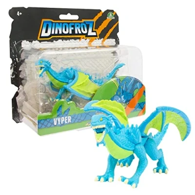 Image de Giochi Preziosi Dinofroz Blister de Personnages Dino&amp; Dragons Assortiment B Viper, Figurine Articulée Et Riche en Détails, pour Enfants À partir 3 Ans, Dnb10400