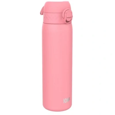 Image de Ion8 Gourde Isotherme Inox, 500ml, Anti Fuite, Facile à Ouvrir, Verrouillage Sécurisé, Lavable au Lave Vaisselle, Poignée de Transport, S&#039;adapte aux Porte gobelets, Acier Inoxydable, Rose