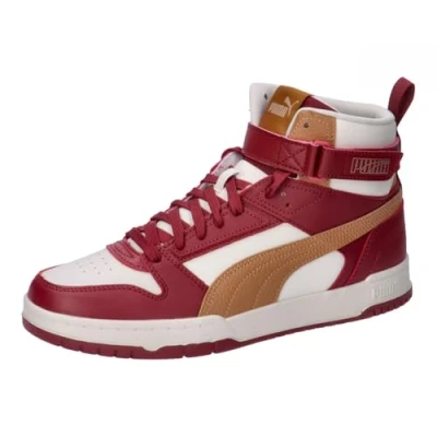 Image de PUMA Mixte RBD Game Sneaker, Alpine Snow Caramel Latte Intense Red, 38 EU