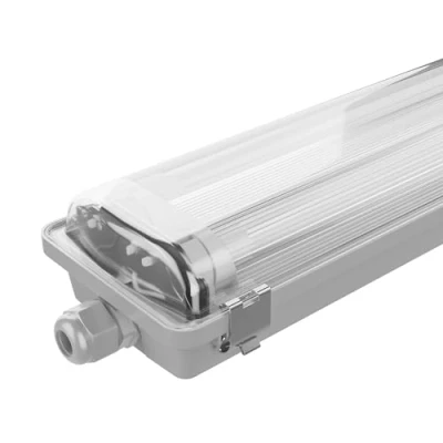 Image de Ledvion Réglette LED TL, Double, 120CM, 12W, 4000K, 1920 Lumens, IP65, Inclus avec Tube TL
