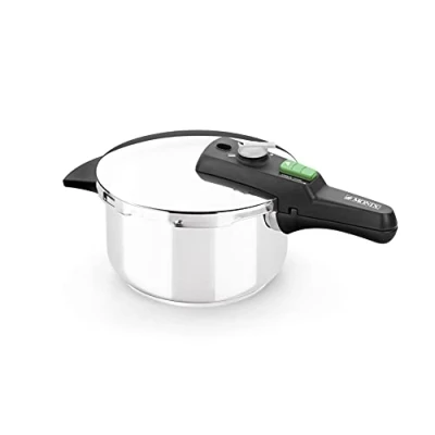 Image de Monix Quick Autocuisseur Rapide 4 Litres, Acier Inox 18/10, Compatibles Toutes Sources de Chaleur Induction Incluse