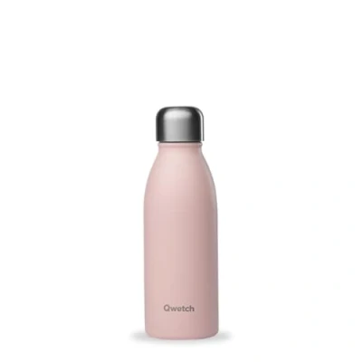 Image de QWETCH Bouteille One inox Ultra Légère Rose Pastel 500ml Gourde Simple Paroi Etanche, Sans BPA &amp; Réutilisable du quotidien, non isotherme