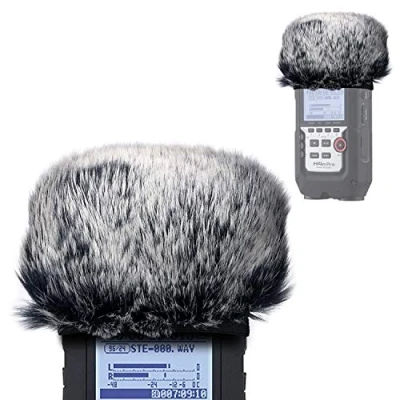 Image de YOUSHARES Pare brise Bonnet pour ZOOM H4N Pro Enregistreurs Portables, Bonnette en Fourrure à Anti Vent